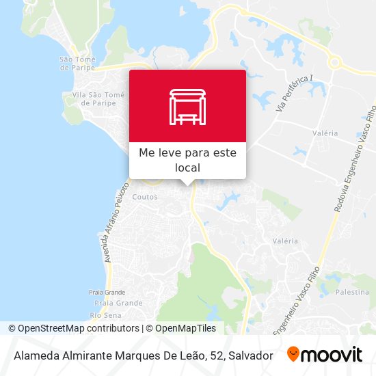 Alameda Almirante Marques De Leão, 52 mapa