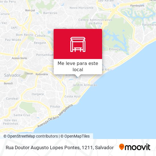 Rua Doutor Augusto Lopes Pontes, 1211 mapa