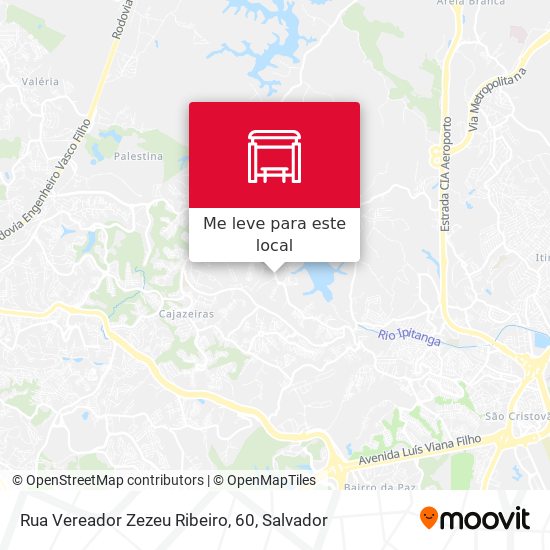 Rua Vereador Zezeu Ribeiro, 60 mapa