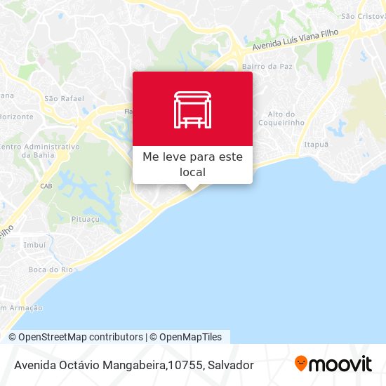 Avenida Octávio Mangabeira,10755 mapa