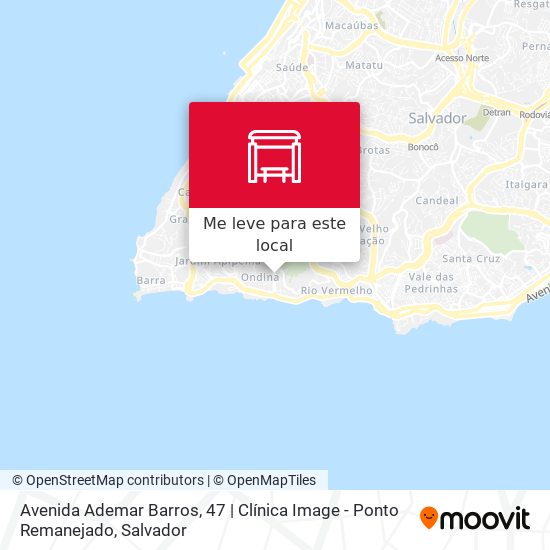 Avenida Ademar Barros, 47 | Clínica Image - Ponto Remanejado mapa