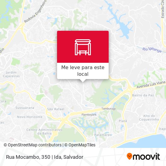 Rua Mocambo, 350 | Ida mapa