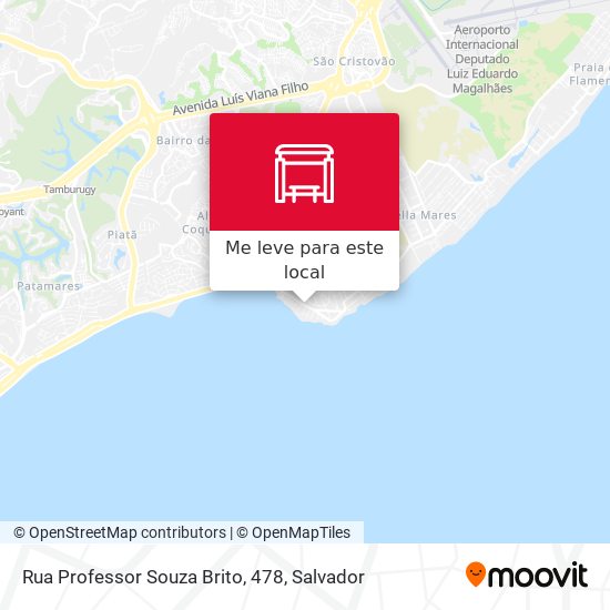 Rua Professor Souza Brito, 478 mapa