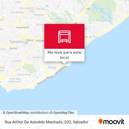 Rua Arthur De Azevêdo Machado, 202 mapa
