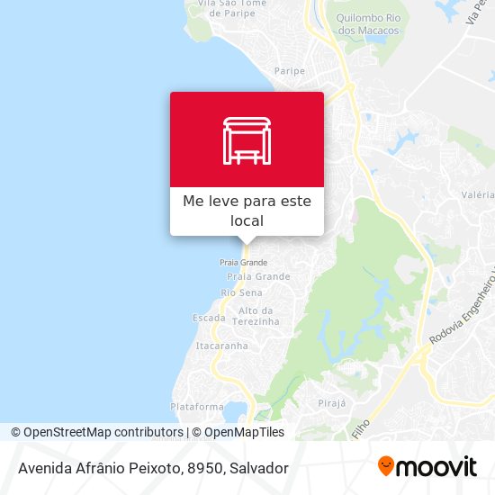 Avenida Afrânio Peixoto, 8950 mapa