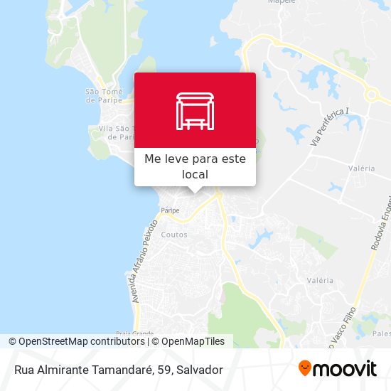 Rua Almirante Tamandaré, 59 mapa