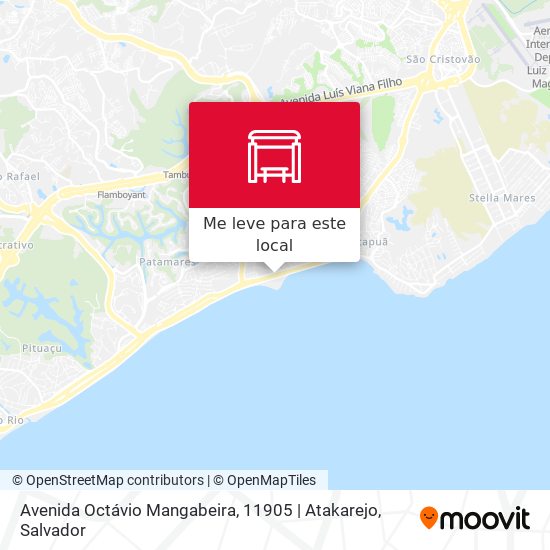Avenida Octávio Mangabeira, 11905 | Atakarejo mapa