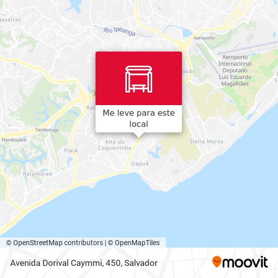 Avenida Dorival Caymmi, 450 mapa
