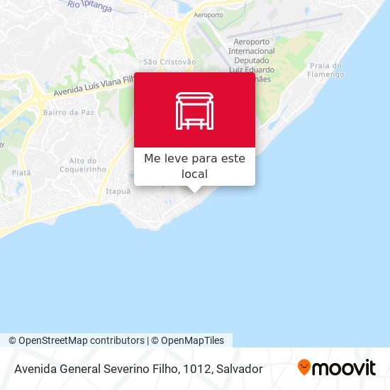 Avenida General Severino Filho, 1012 mapa