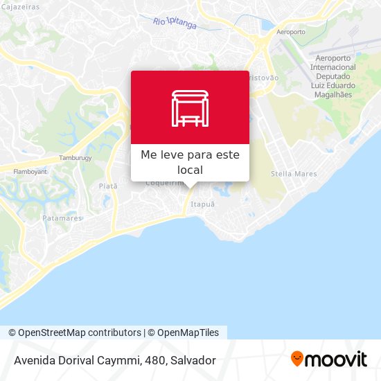 Avenida Dorival Caymmi, 480 mapa