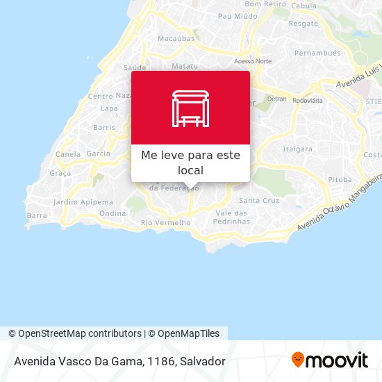 Avenida Vasco Da Gama, 1186 mapa