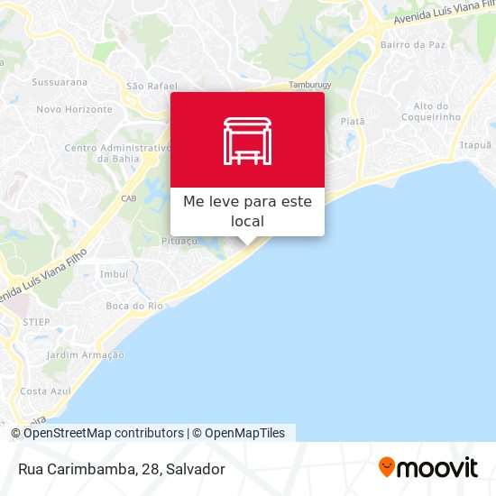 Rua Carimbamba, 28 mapa