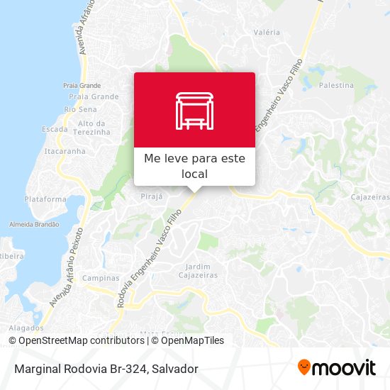 Marginal Rodovia Br-324 mapa