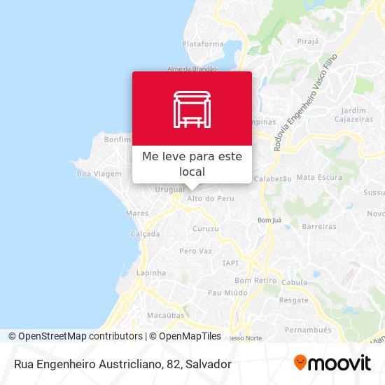 Rua Engenheiro Austricliano, 82 mapa