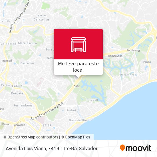 Avenida Luís Viana, 7419 | Tre-Ba mapa