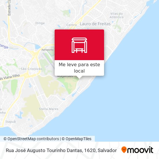 Rua José Augusto Tourinho Dantas, 1620 mapa