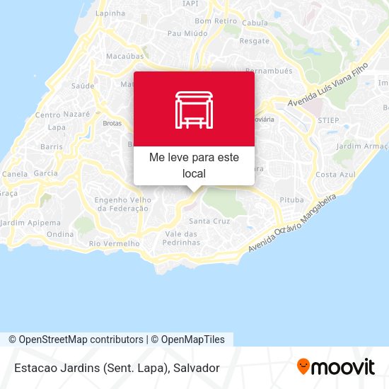 Estacao Jardins (Sent. Lapa) mapa