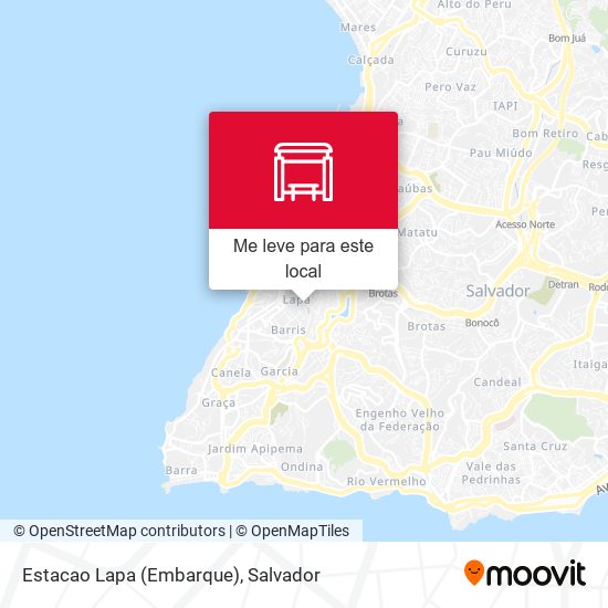Estacao Lapa (Embarque) mapa