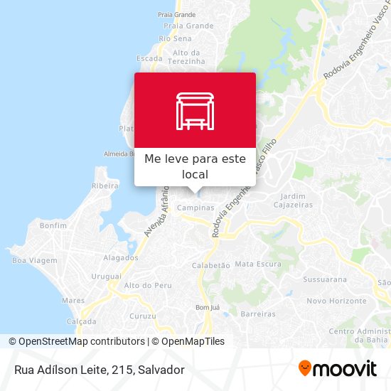 Rua Adílson Leite, 215 mapa