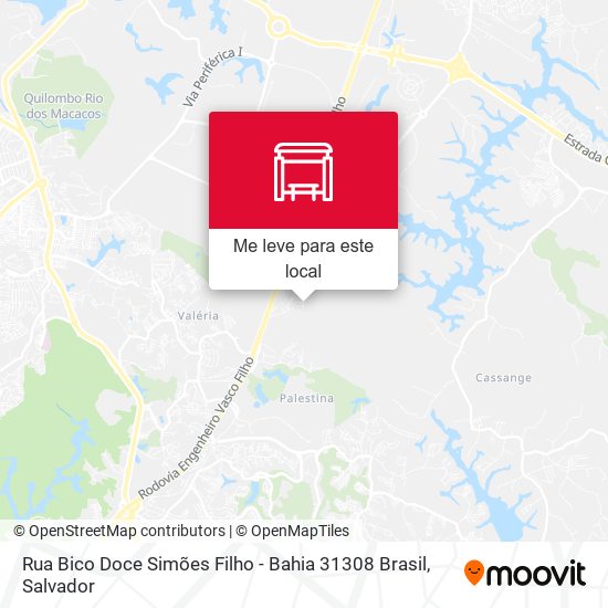 Rua Bico Doce Simões Filho - Bahia 31308 Brasil mapa