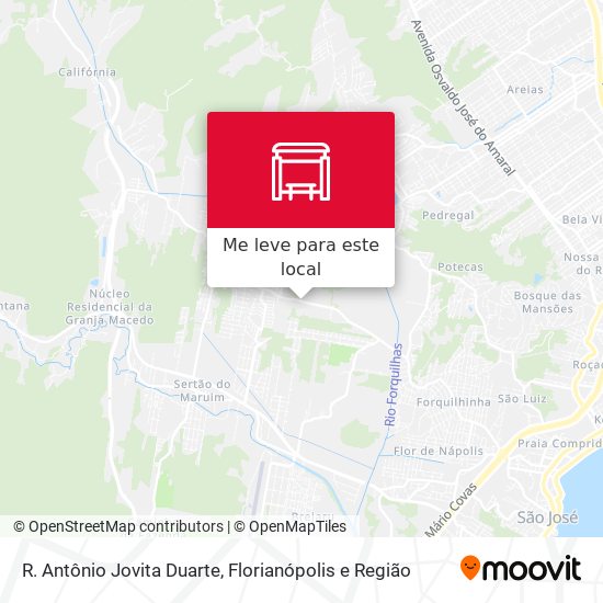 R. Antônio Jovita Duarte mapa