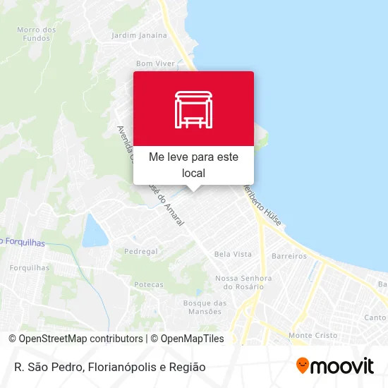 R. São Pedro mapa