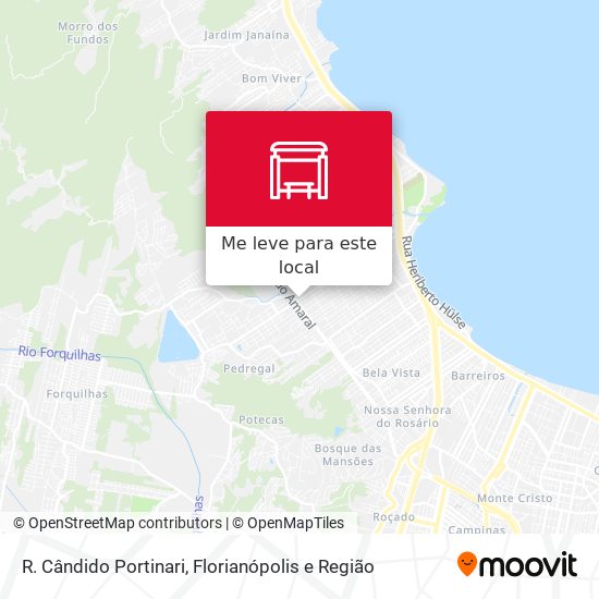 R. Cândido Portinari mapa