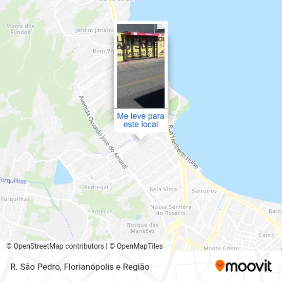 R. São Pedro mapa