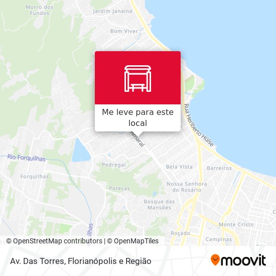 Av. Das Torres mapa