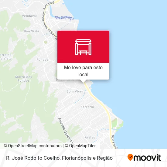R. José Rodolfo Coelho mapa