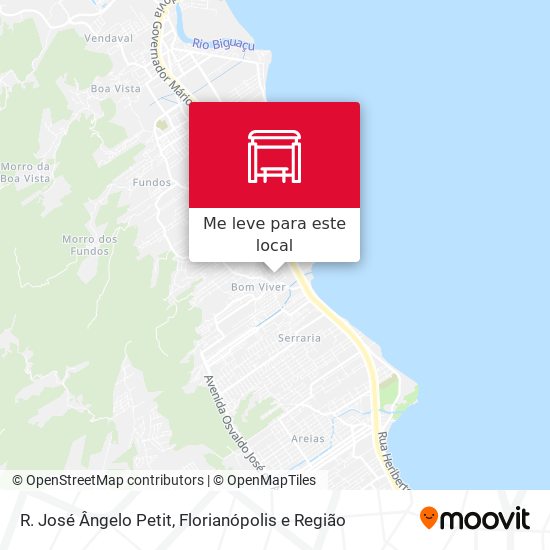 R. José Ângelo Petit mapa