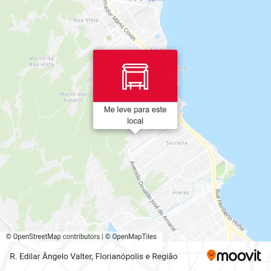 R. Edilar Ângelo Valter mapa