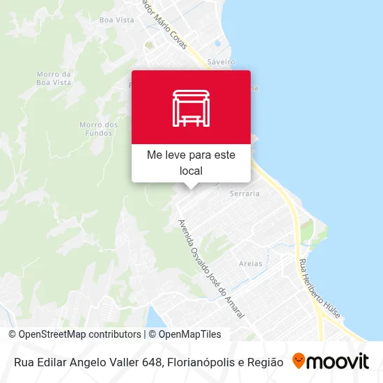 Rua Edilar Angelo Valler 648 mapa