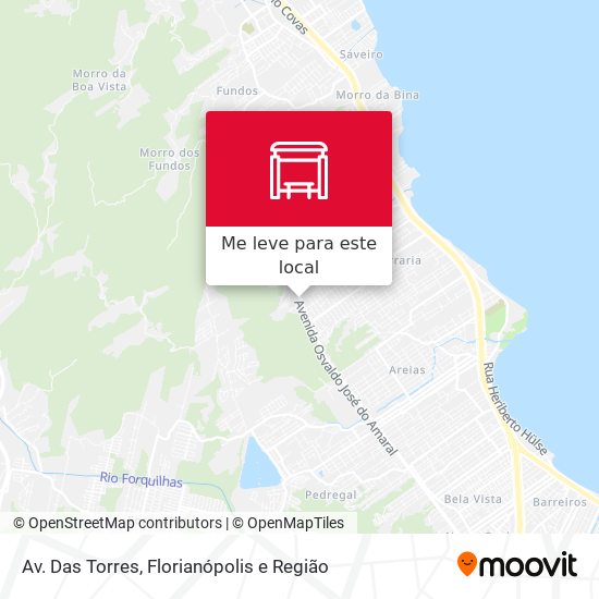 Av. Das Torres mapa