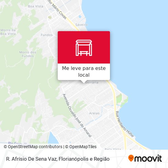 R. Afrísio De Sena Vaz mapa