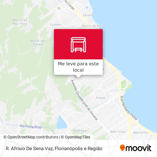 R. Afrísio De Sena Vaz mapa