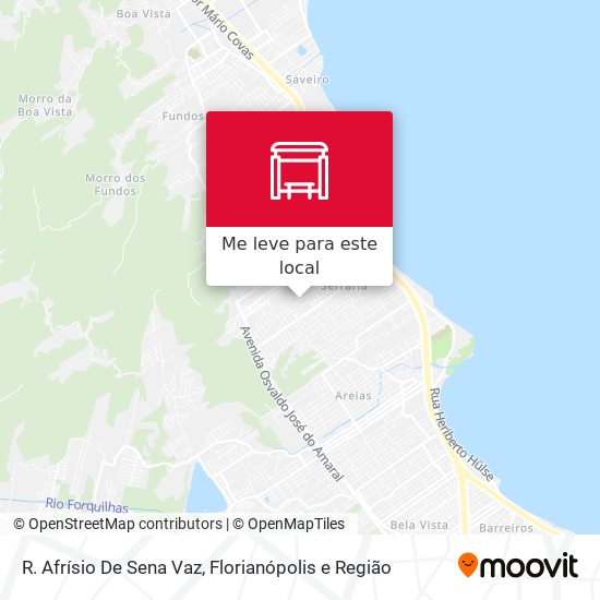 R. Afrísio De Sena Vaz mapa
