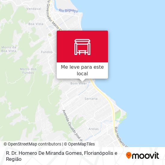 R. Dr. Homero De Miranda Gomes mapa