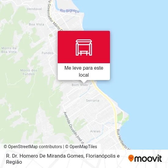 R. Dr. Homero De Miranda Gomes mapa