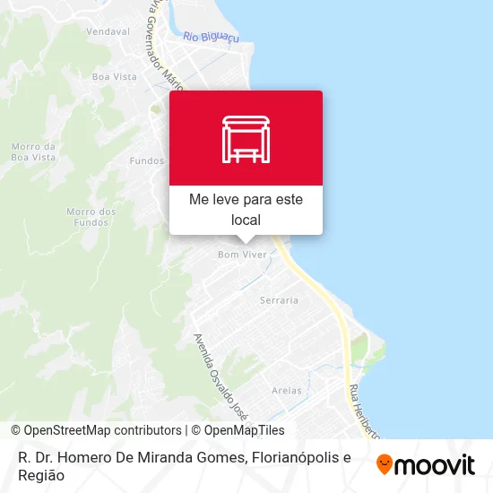 R. Dr. Homero De Miranda Gomes mapa