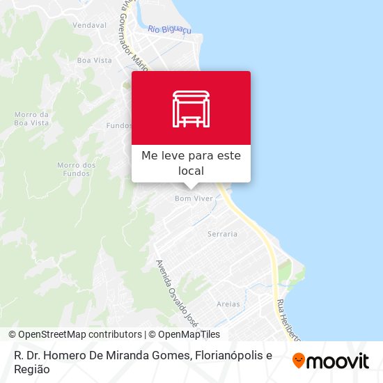 R. Dr. Homero De Miranda Gomes mapa