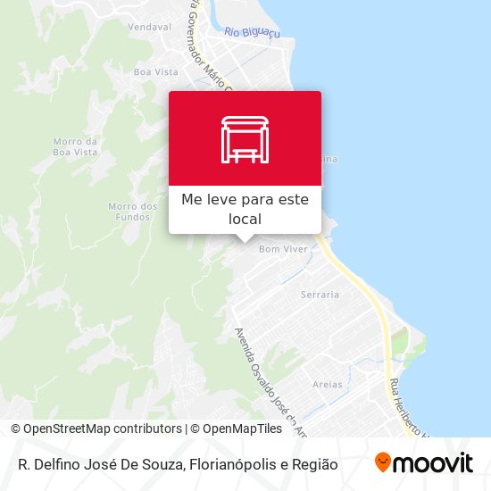 R. Delfino José De Souza mapa
