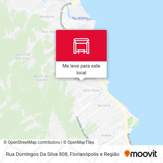 Rua Domingos Da Silva 808 mapa