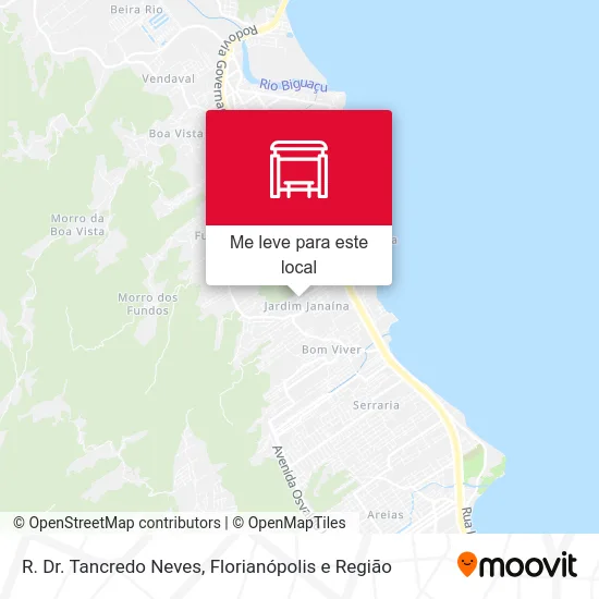 R. Dr. Tancredo Neves mapa