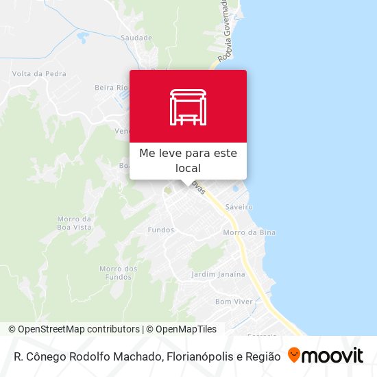 R. Cônego Rodolfo Machado mapa