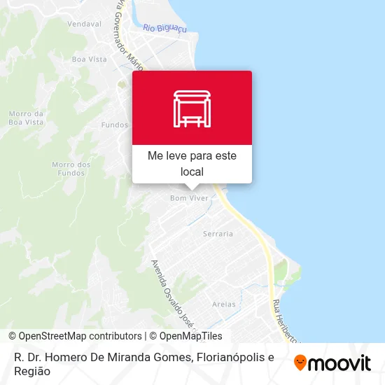 R. Dr. Homero De Miranda Gomes mapa