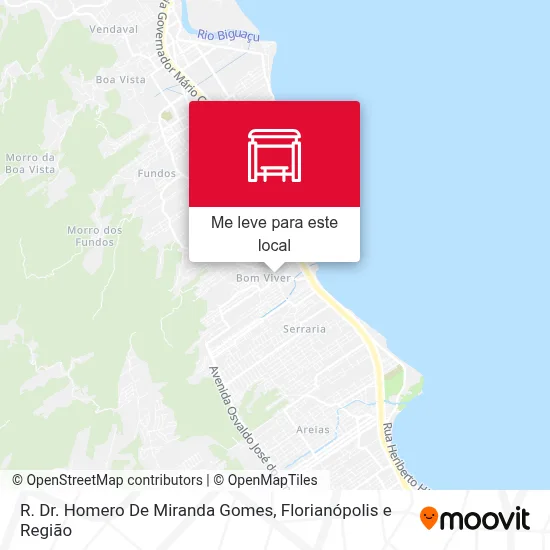 R. Dr. Homero De Miranda Gomes mapa