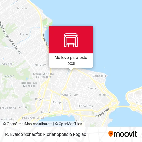 R. Evaldo Schaefer mapa