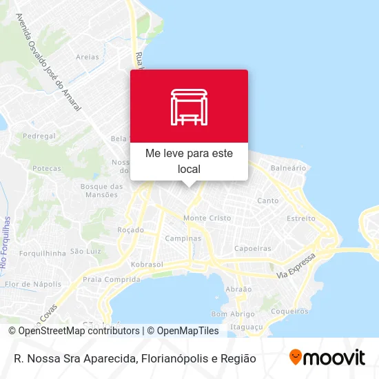 R. Nossa Sra Aparecida mapa