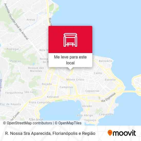 R. Nossa Sra Aparecida mapa